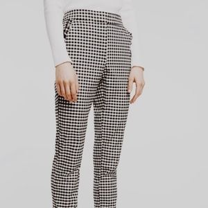 Zara basic gingham pants